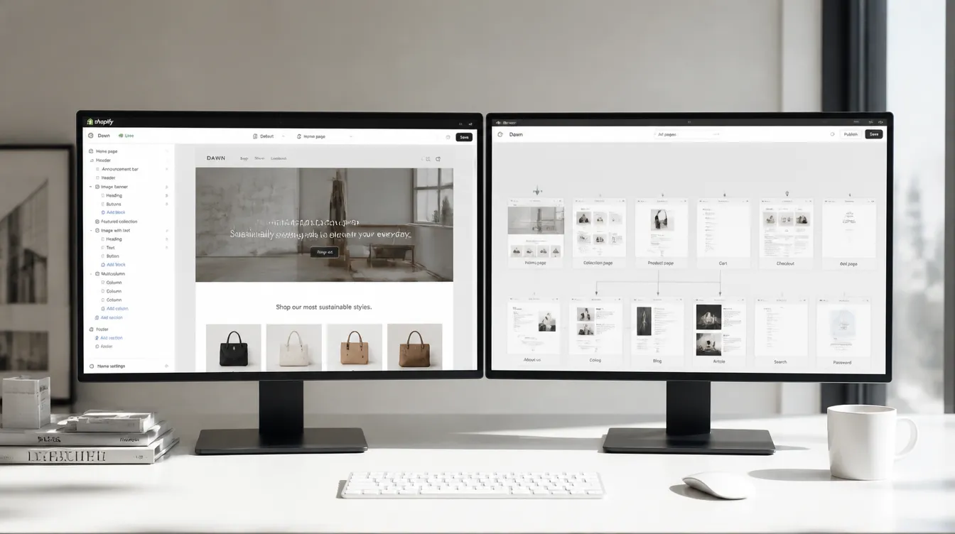 Shopify Canvas — je volledige webshop ontwerpen in één overzicht